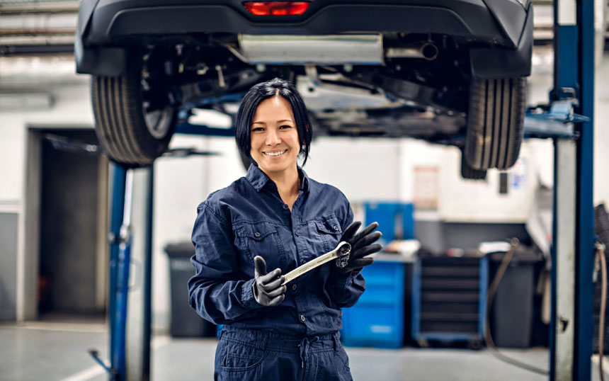 Woman Holding Tool 1 Woman Holding Tool 1